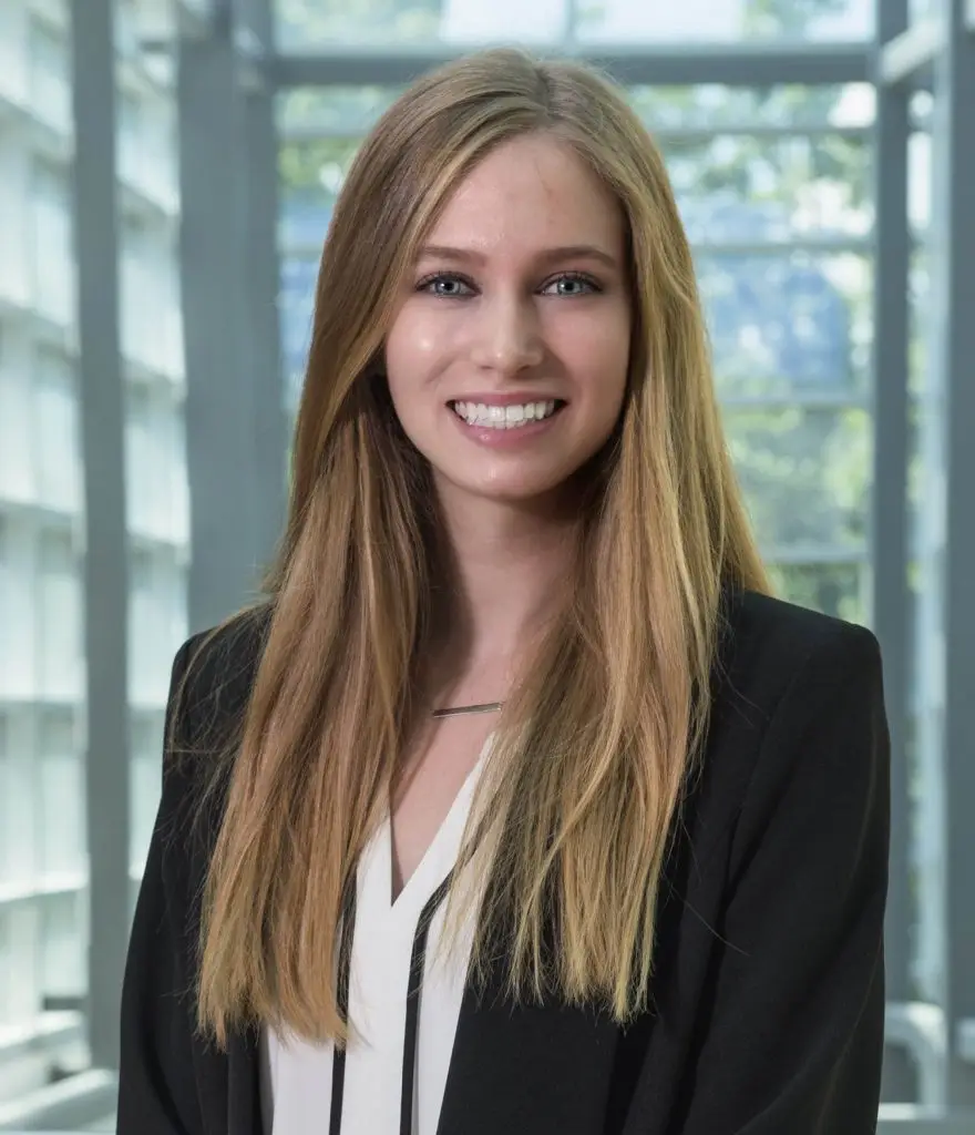 Professional portrait of young women with long hair